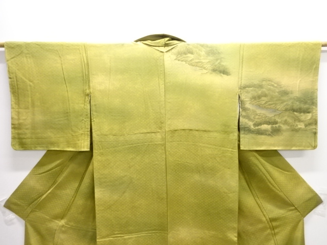  川辺風景模様訪問着